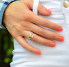 Claddagh Sterling Silver Ring with Real 10K Gold Heart