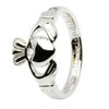 Ladies Claddagh Comfort fit Silver Ring