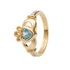 14K Yellow Gold Diamond Birthstone Ring .08ct