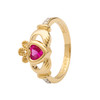 14K Yellow Gold Diamond Birthstone Ring .08ct
