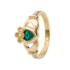 14K Yellow Gold Diamond Birthstone Ring .08ct
