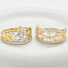 14kt Gold Lab Diamond Claddagh Princess Ring
