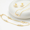 14kt Gold Lab Diamond Claddagh Bracelet