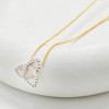 14kt Gold Lab Diamond Trinity Necklace