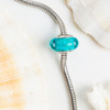 Sterling Silver Turquoise Bubble Bead