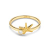 14kt Gold Lab-Diamond Star Fish Ring