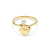 14kt Gold Lab Diamond Compass Ring