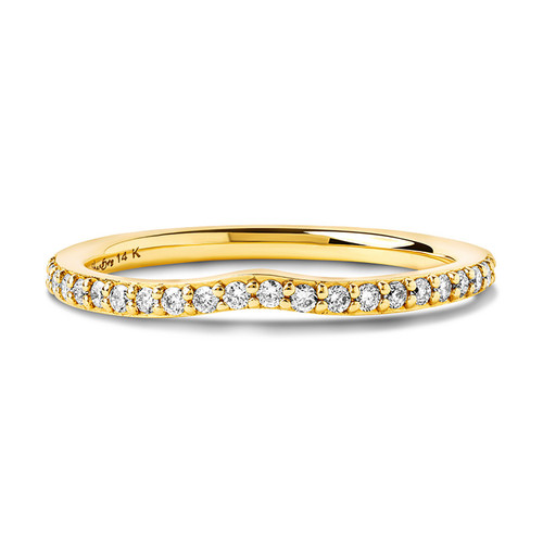 14kt Yellow Gold Lab Grown Diamond Fitted Celtic Wedding Ring