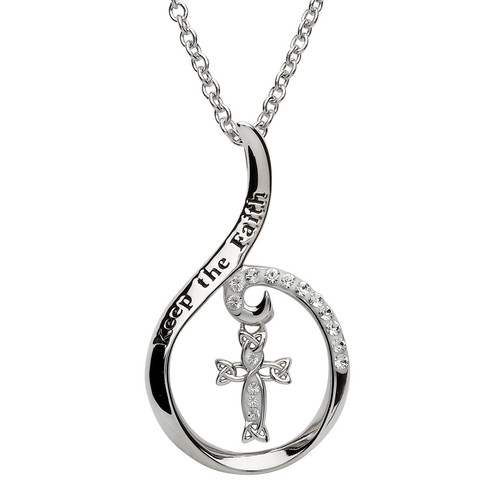 Keep The Faith Silver Pendant