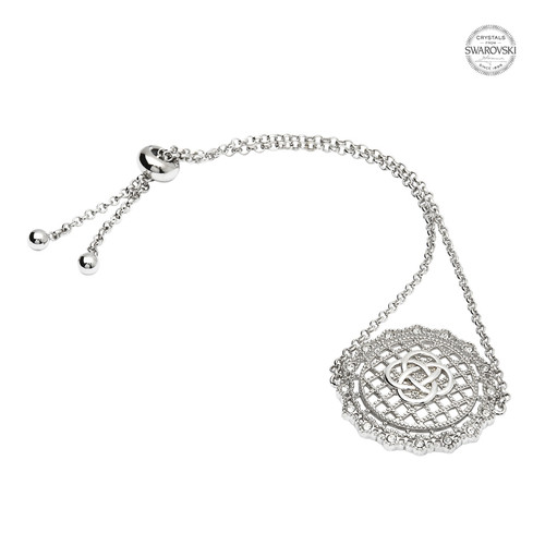 Irish Lace Silver Celtic Knot Bracelet