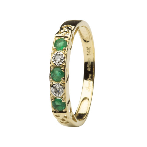 14K YELLOW DIA.02CTS RING