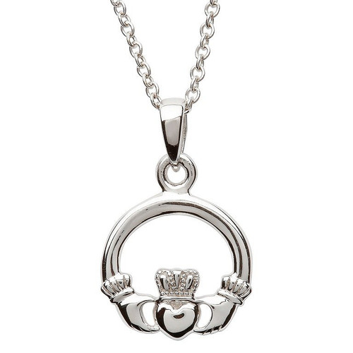 Silver Claddagh Necklace