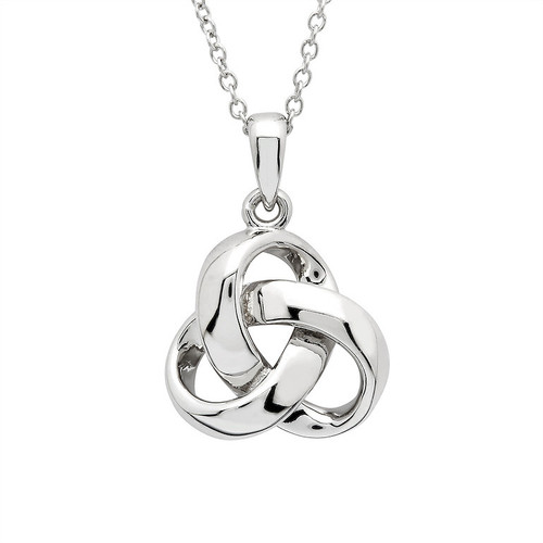 Sterling Silver Trinity Knot Necklace - VAR-02