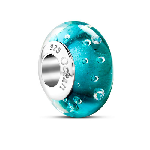 Sterling Silver Turquoise Bubble Bead