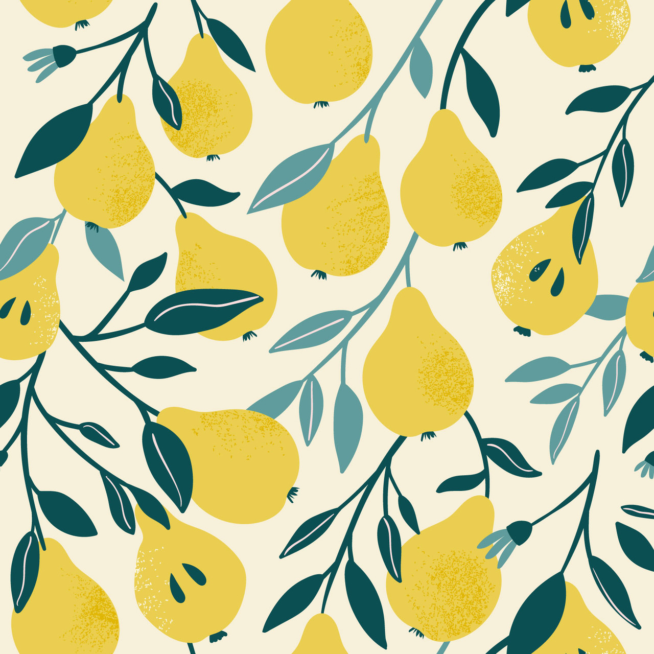 Pear Tree Graphite | Designer Wallpaper | Andrew Martin
