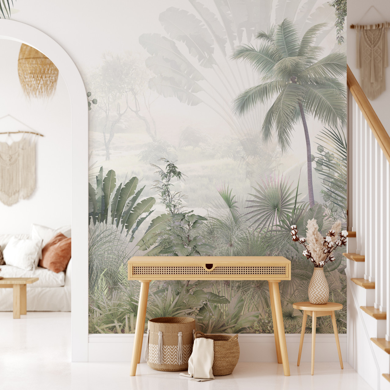 rainforest wallpaper mural