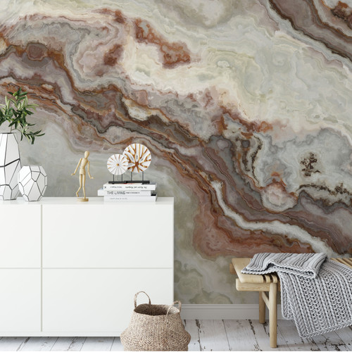 Abstract Onyx Wall Mural Sample