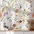 A beautifully illustrated wallpaper featuring a stunning array of summer blooms. This wallpaper will bring a light and elegant feel to your space. summer flowers wallpaper