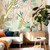 abstract pastel mural, large scale floral mural, floral mural, mural wall printer, large floral wallpaper, commercial wallpaper, peel and stick wallpaper, large flower wallpaper, large scale flower wallpaper, green flower wallpaper, revestimiento interior
