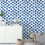 blue watercolour dots wallpaper, blue dots removable feature wallpaper
