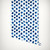 blue watercolour dots wallpaper, blue dots removable feature wallpaper