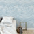 swirls wallpaper, nautical wallpaper, bathroom wallpaper, blue calming wallpaper, ocean waves wallpaper