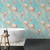 jellyfish wallpaper, nautical wallpaper, modern wallpaper, trending feature wallpaper, best selling wallpaper, blue nautical feature wallpaper, bathroom wallpaper, under the sea wallpaper, removable peel and stick wallpaper