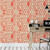 rhombuses feature wallpaper, shapes wallpaper, modern orange wallpaper, geometric feature wallpaper, geometric peel and stick removable self adhesive wallpaper, geometric feature wallpaper