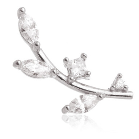 TL - 14ct Internal Gem Leaf Attachment