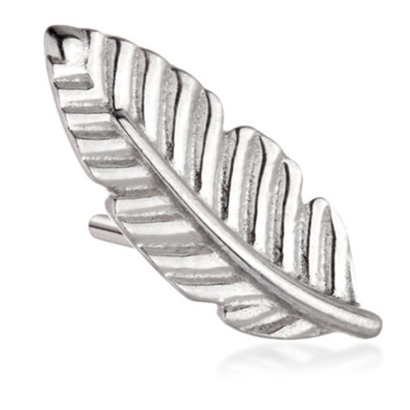 TL - 14ct Gold Feather Pin Attachment