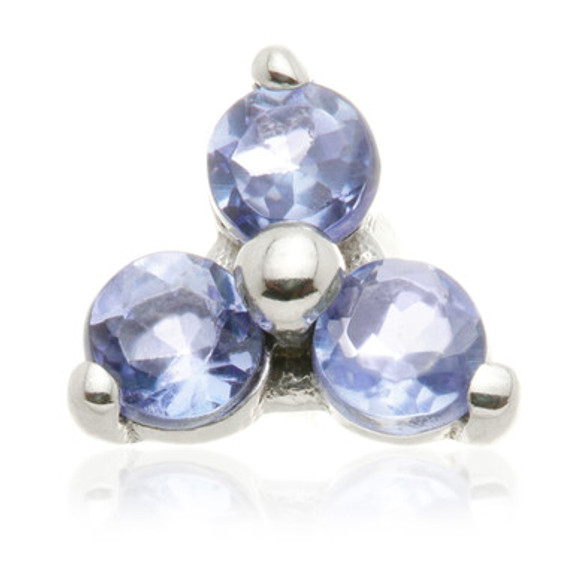 TL - 14ct Internal Gold Trinity Tanzanite Attachment