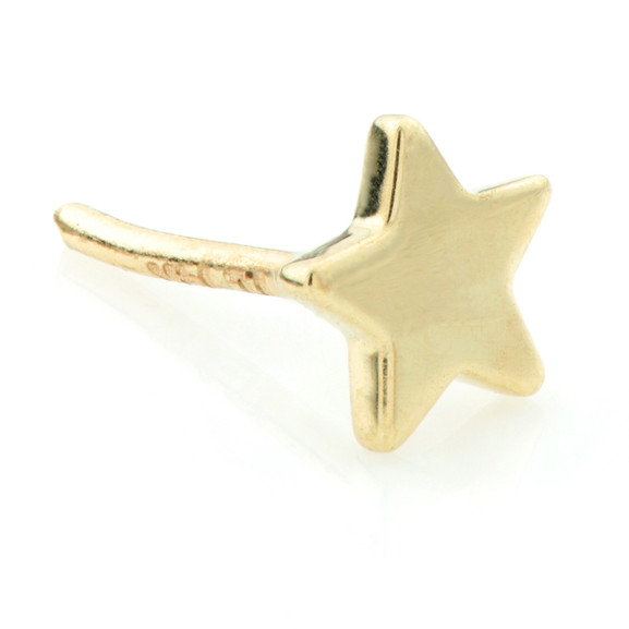 TL - 14ct Gold Star Threadless Attachment