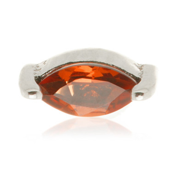 TL - 14ct Internal Gold Marquise Garnet Attachment