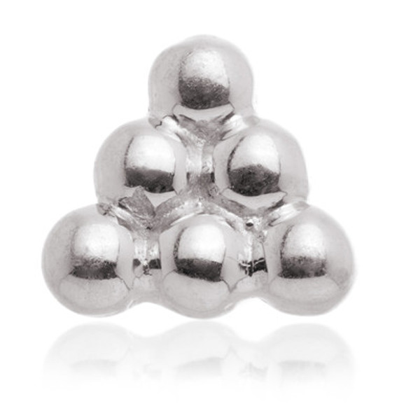 TL - 14ct Internal Gold Triangle Dot Attachment