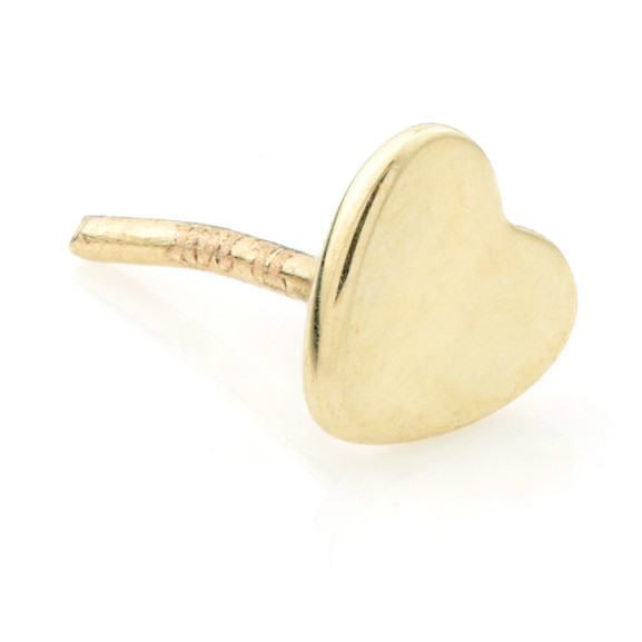 TL - 14ct Gold Heart Threadless Attachment