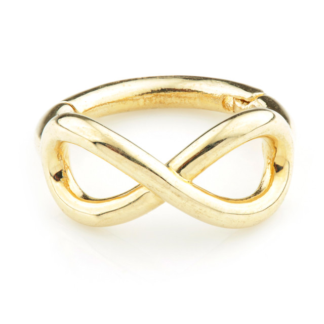 Solid Gold Infinity Hinge Ring Solid Gold Infinity Hinge Ring