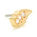 TL - 14ct Threadless Gold Pavé Lightning Bolt Pin Attachment