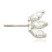 TL - 14ct Threadless Gold Front Facing Mini Marquise Pin Attachment