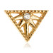 TL - 14ct Internal Milgrain Open Triangle Attachment