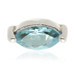 TL - 14ct Internal Gold Marquise London Blue Topaz Attachment