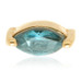 TL - 14ct Internal Gold Marquise London Blue Topaz Attachment
