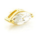 TL - 18ct Yellow Gold Marquise Gem Internal Thread Attachment