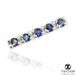 TL - 14ct Gold Pavé Sapphire Bar Microbar