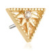 TL - 14ct Threadless Milgrain Open Triangle Pin Attachment