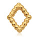 TL - 14ct Threadless Milligrained Rhombus Attachment
