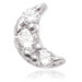 TL - 14ct Internal Gold Crescent Moon Gem Attachment