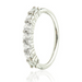 TL - 14ct Gold Prong Set Jewelled Twist Ring