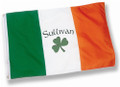 Irish Personalized Shamrock Name Flag - 3x5 | Irish Rose Gifts