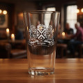 Lions Pint Glass - Irish Coat of Arms - Set of 4