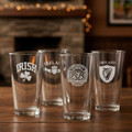 The Irish Set - 4 Different Pint Glasses - The Irish Rose Gifts